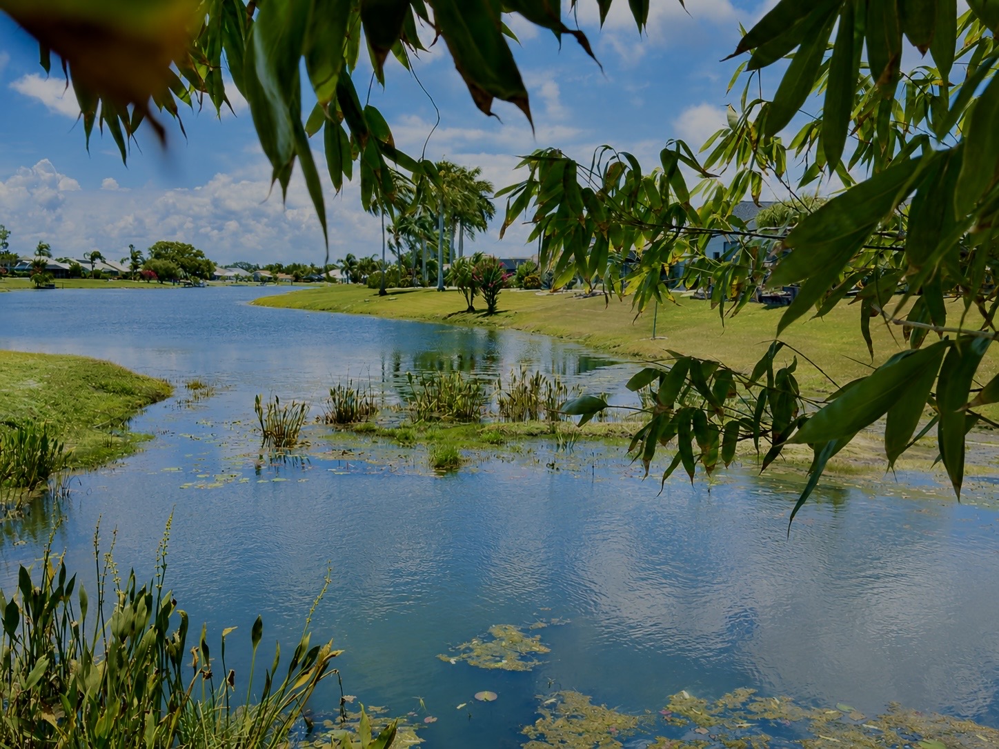 View of Lake Caloosa in Caloosa Country Club Estates